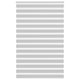 Vidaxl zebra rolgordijn 145x230 cm stofbreedte 140,9 cm lichtgrijs