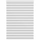 Vidaxl zebra rolgordijn 155x230 cm stofbreedte 150,9 cm lichtgrijs