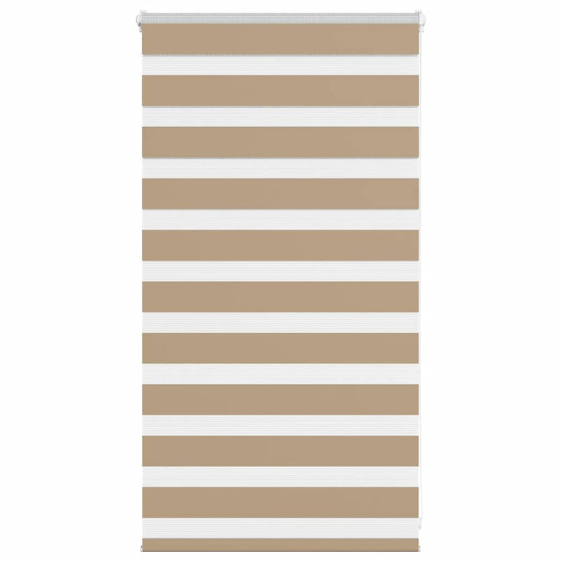 Load image into Gallery viewer, Vidaxl zebra blind 75x100 cm stofbreedte 70,9 cm polyester zandbruin
