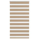 Vidaxl zebra blind 80x100 cm stofbreedte 75,9 cm polyester zandbruin