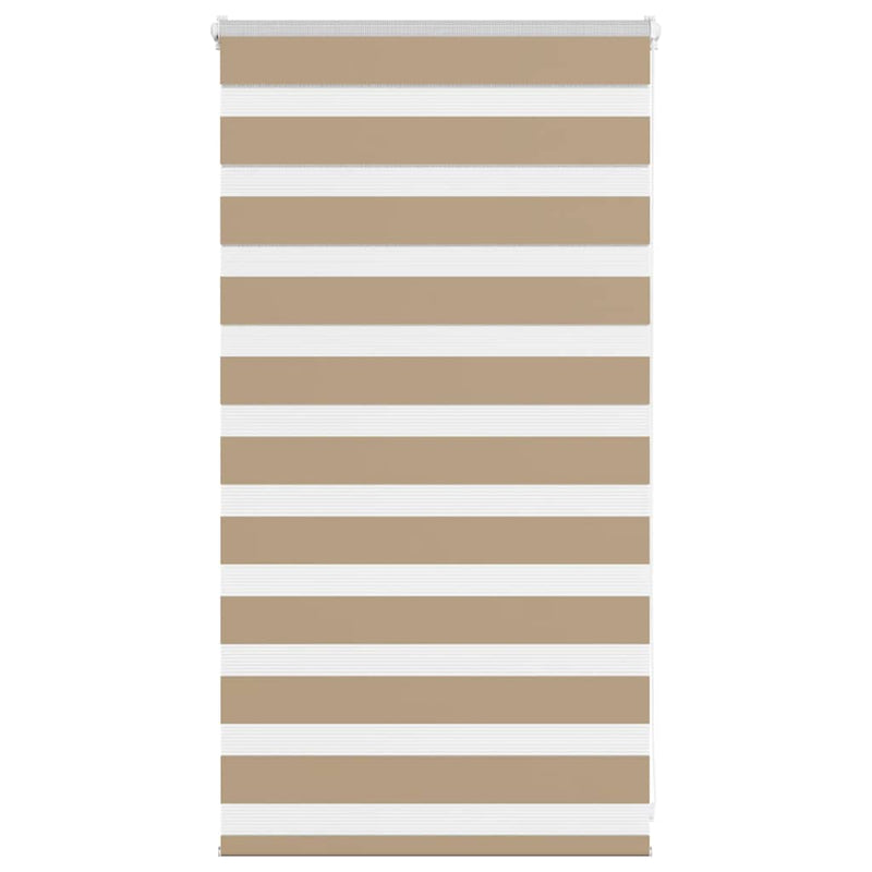 Load image into Gallery viewer, Vidaxl zebra blind 90x100 cm stofbreedte 85,9 cm polyester zandbruin
