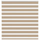 Vidaxl zebra blind 140x100 cm stofbreedte 135,9 cm polyester zandbruin