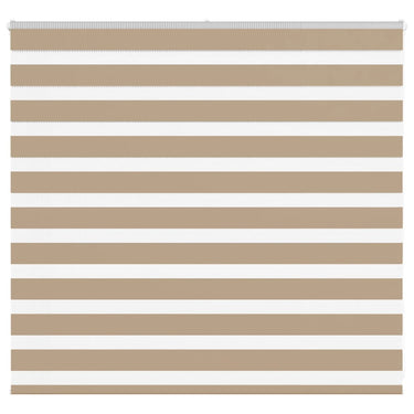 Vidaxl zebra blind 155x100 cm stofbreedte 150,9 cm polyester zandbruin