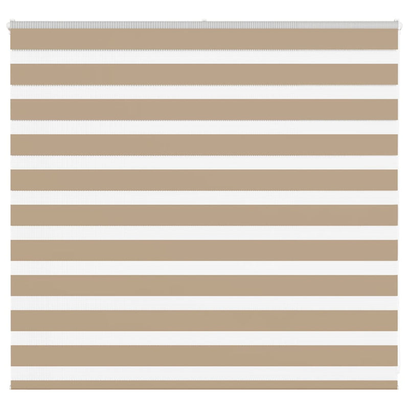 Load image into Gallery viewer, Vidaxl zebra blind 160x100 cm stofbreedte 155,9 cm polyester zandbruin

