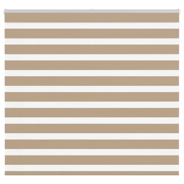 Vidaxl zebra blind 165x100 cm stofbreedte 160,9 cm polyester zandbruin