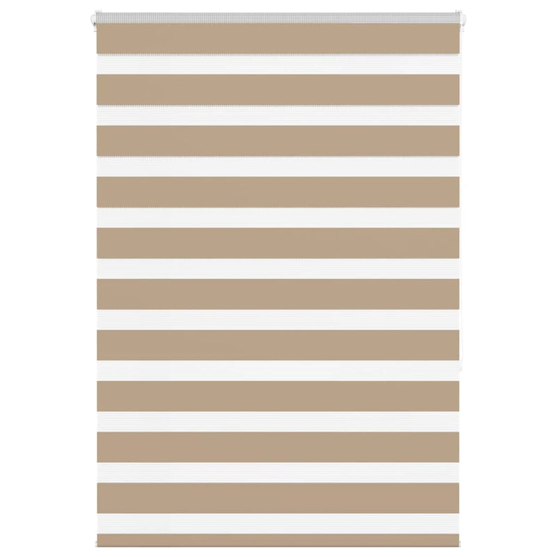 Load image into Gallery viewer, Vidaxl zebra blind 95x150 cm stofbreedte 90,9 cm polyester zandbruin

