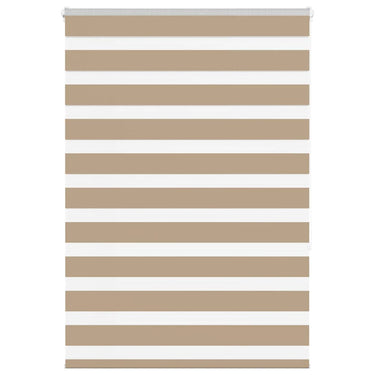 Vidaxl zebra blind 100x150 cm stofbreedte 95,9 cm polyester zandbruin