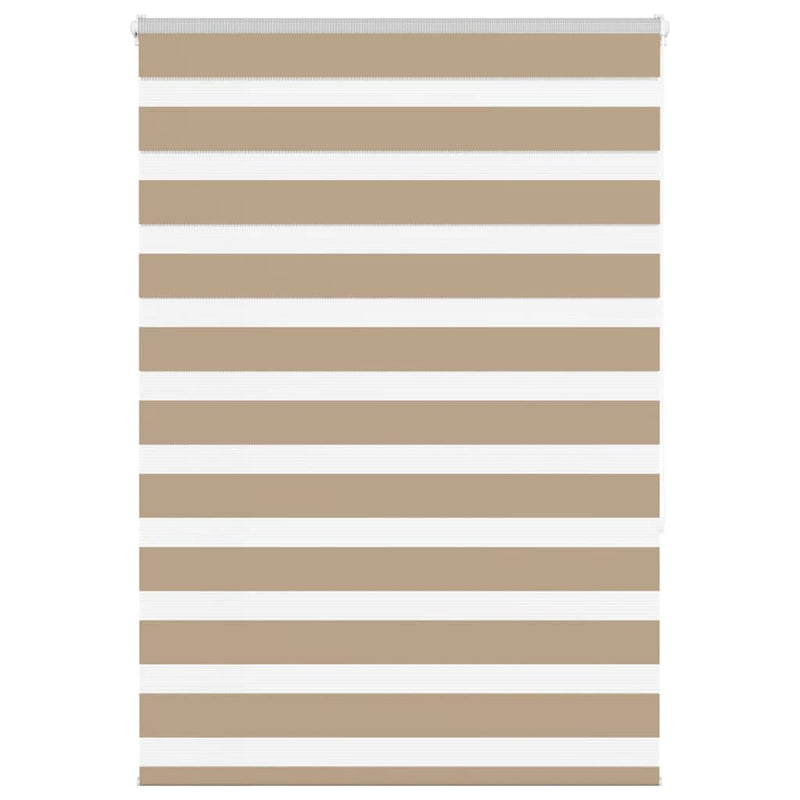 Load image into Gallery viewer, Vidaxl zebra blind 100x150 cm stofbreedte 95,9 cm polyester zandbruin
