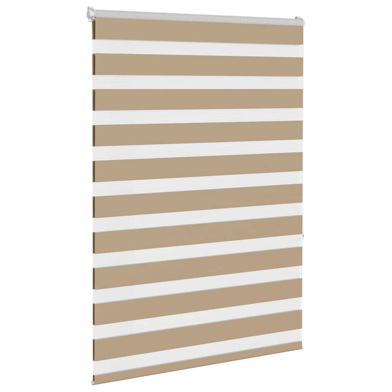 Load image into Gallery viewer, Vidaxl zebra blind 115x150 cm stofbreedte 110,9 cm polyester zandbruin
