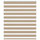 Vidaxl zebra blind 130x150 cm stofbreedte 125,9 cm polyester zandbruin