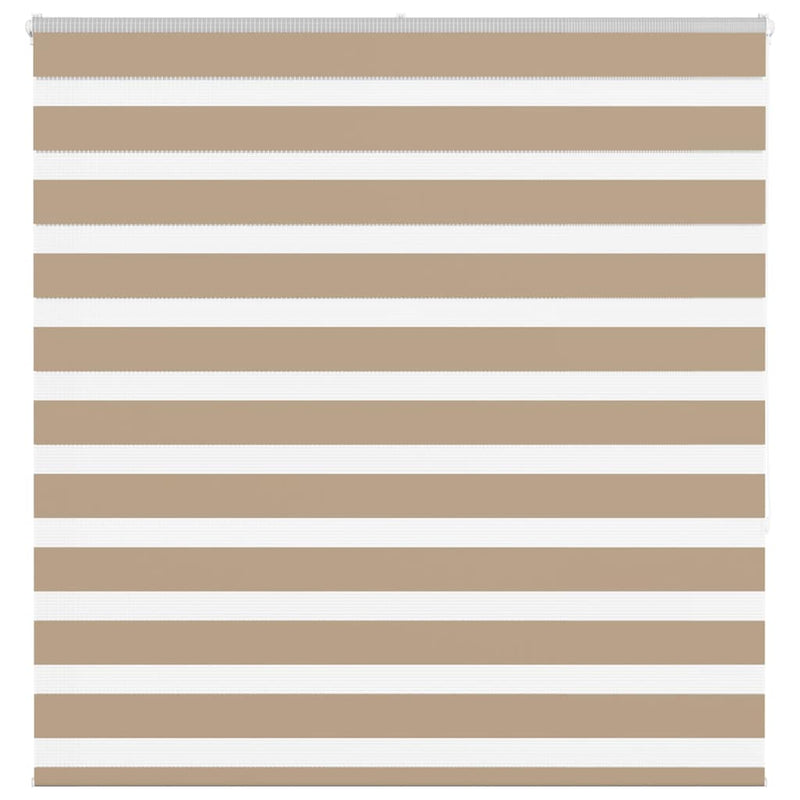 Load image into Gallery viewer, Vidaxl zebra blind 140x150 cm stofbreedte 135,9 cm polyester zandbruin
