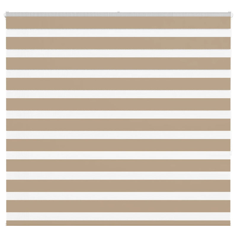 Load image into Gallery viewer, Vidaxl zebra blind 165x150 cm stofbreedte 160,9 cm polyester zandbruin
