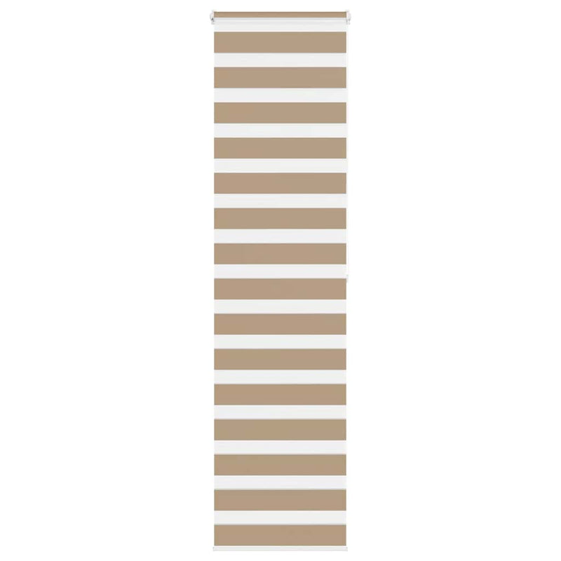 Load image into Gallery viewer, Vidaxl zebra blind 60x200 cm stofbreedte 55,9 cm polyester zandbruin
