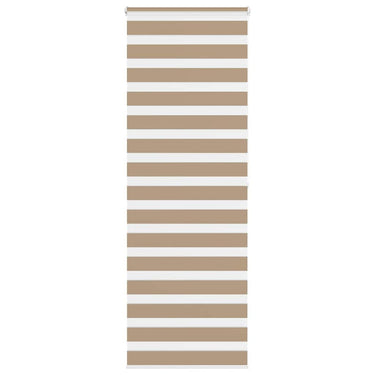 Vidaxl zebra blind 75x200 cm stofbreedte 70,9 cm polyester zandbruin