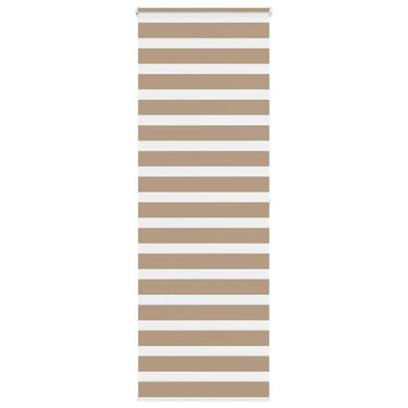Vidaxl zebra blind 80x200 cm stofbreedte 75,9 cm polyester zandbruin