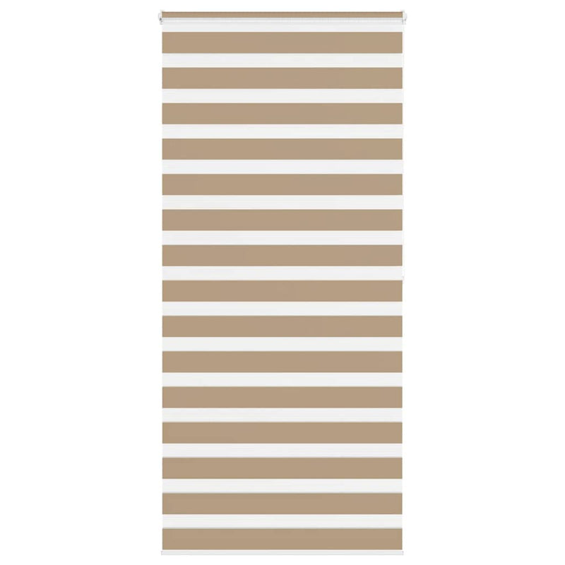 Load image into Gallery viewer, Vidaxl zebra blind 100x200 cm stofbreedte 95,9 cm polyester zandbruin
