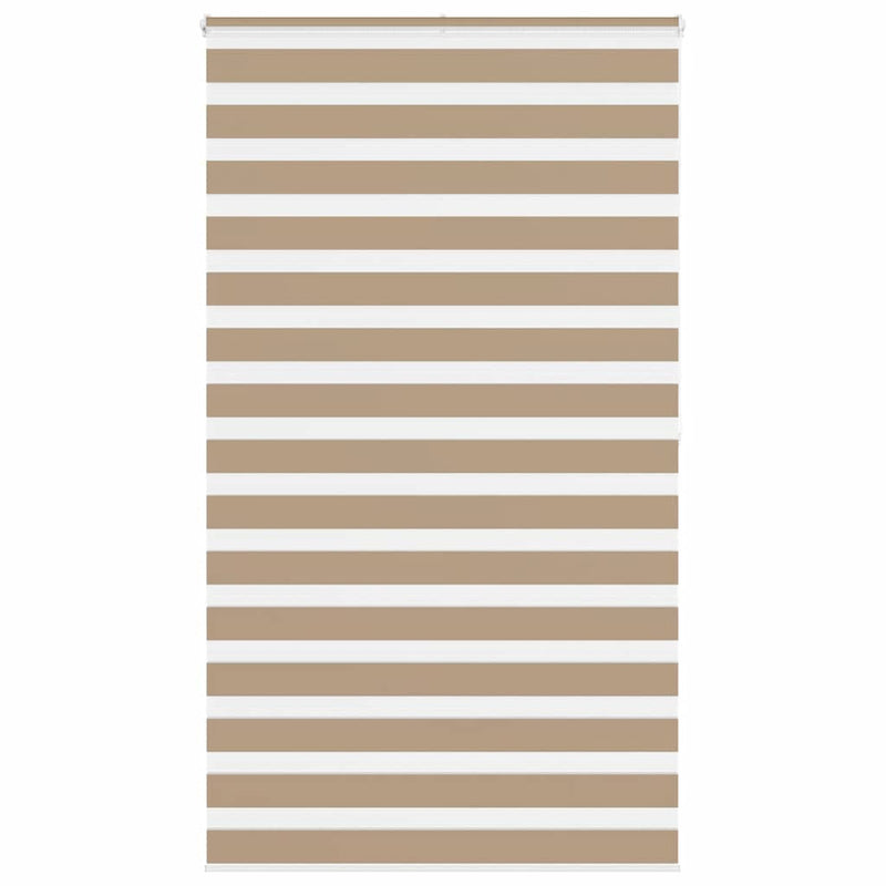 Load image into Gallery viewer, Vidaxl zebra blind 125x200 cm stofbreedte 120,9 cm polyester zandbruin
