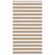 Vidaxl zebra blind 135x200 cm stofbreedte 130,9 cm polyester zandbruin