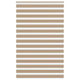 Vidaxl zebra blind 140x200 cm stofbreedte 135,9 cm polyester zandbruin