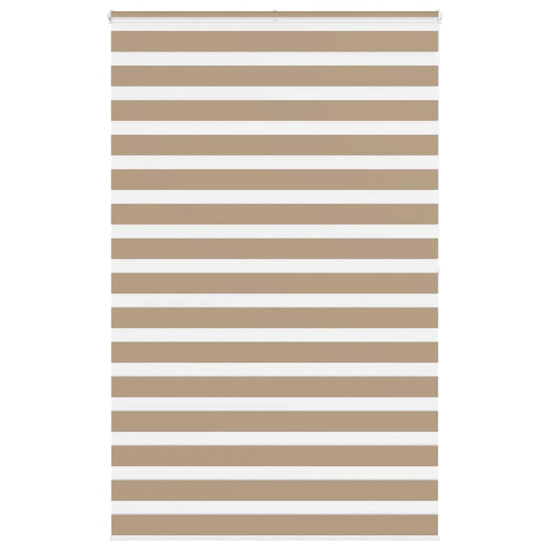 Load image into Gallery viewer, Vidaxl zebra blind 150x200 cm stofbreedte 145,9 cm polyester zandbruin
