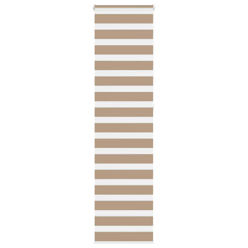 Load image into Gallery viewer, Vidaxl zebra blind 60x230 cm stofbreedte 55,9 cm polyester zandbruin
