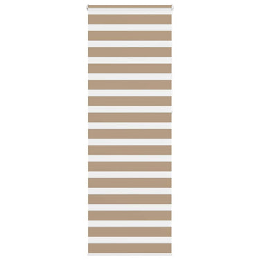 Vidaxl zebra blind 75x230 cm stofbreedte 70,9 cm polyester zandbruin