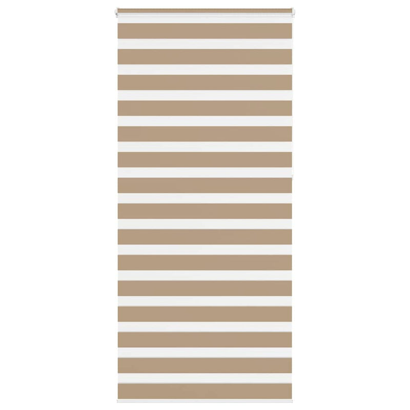 Load image into Gallery viewer, Vidaxl zebra blind 115x230 cm stofbreedte 110,9 cm polyester zandbruin
