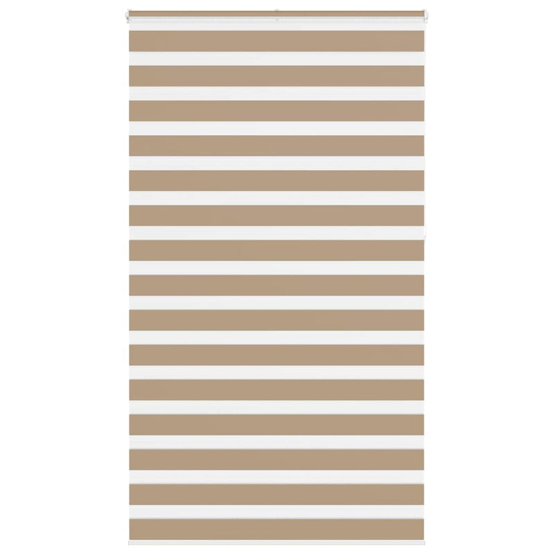 Load image into Gallery viewer, Vidaxl zebra blind 120x230 cm stofbreedte 115,9 cm polyester zandbruin
