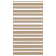 Vidaxl zebra blind 130x230 cm stofbreedte 125,9 cm polyester zandbruin