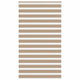 Vidaxl zebra blind 135x230 cm stofbreedte 130,9 cm polyester zandbruin