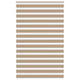 Vidaxl zebra blind 140x230 cm stofbreedte 135,9 cm polyester zandbruin