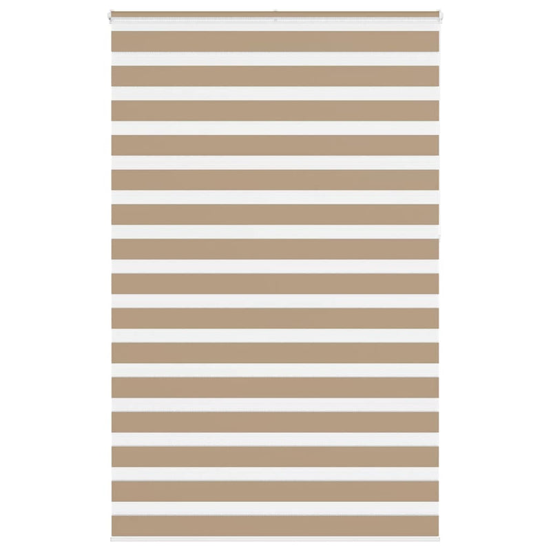 Load image into Gallery viewer, Vidaxl zebra blind 150x230 cm stofbreedte 145,9 cm polyester zandbruin
