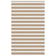 Vidaxl zebra blind 150x230 cm stofbreedte 145,9 cm polyester zandbruin