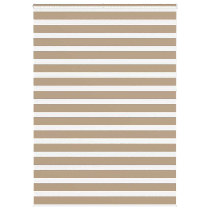 Load image into Gallery viewer, Vidaxl zebra blind 155x230 cm stofbreedte 150,9 cm polyester zandbruin
