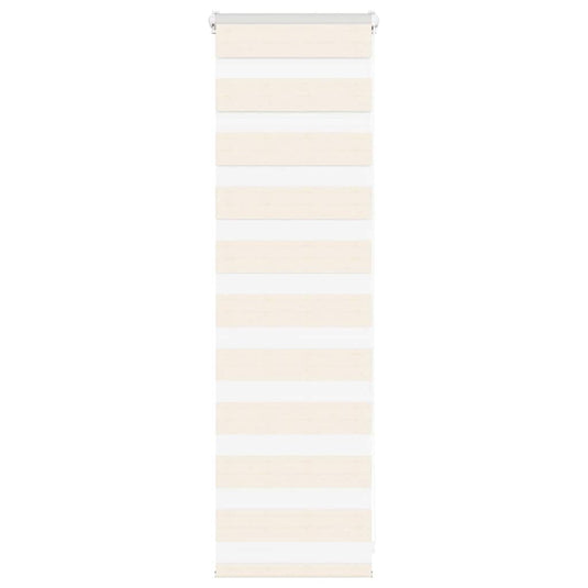 Vidaxl zebra rolgordijn 45x100 cm stofbreedte 40,9 cm marmerbeige