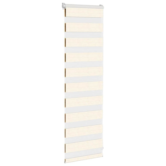Vidaxl zebra rolgordijn 45x100 cm stofbreedte 40,9 cm marmerbeige
