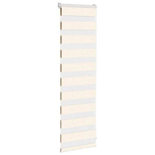 Vidaxl zebra rolgordijn 50x100 cm stofbreedte 45,9cm marmerbeige