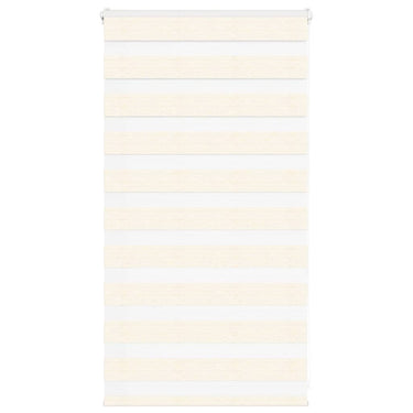 Vidaxl zebra rolgordijn 85x100 cm stofbreedte 80,9 cm marmerbeige