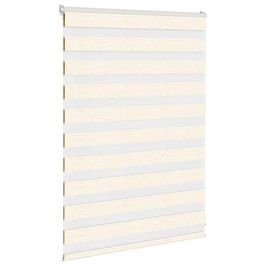 Vidaxl zebra rolgordijn 100x100 cm stofbreedte 95,9 cm marmerbeige