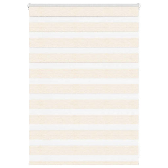 Vidaxl zebra rolgordijn 110x100 cm stofbreedte 105,9 cm marmerbeige