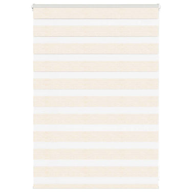 Vidaxl zebra rolgordijn 115x100 cm stofbreedte 110,9 cm marmerbeige