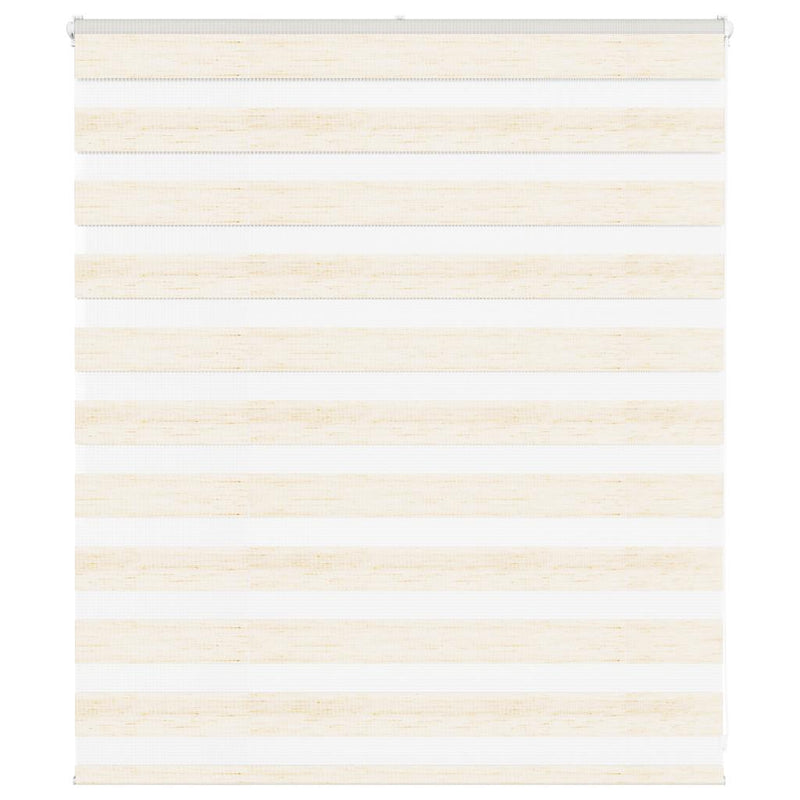 Load image into Gallery viewer, Vidaxl zebra rolgordijn 130x100 cm stofbreedte 125,9 cm marmerbeige
