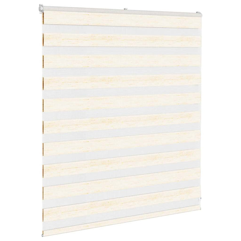 Load image into Gallery viewer, Vidaxl zebra rolgordijn 130x100 cm stofbreedte 125,9 cm marmerbeige
