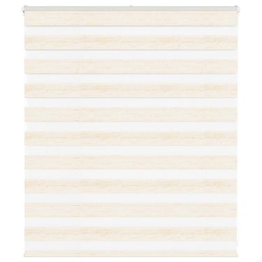 Vidaxl zebra rolgordijn 135x100 cm stofbreedte 130,9 cm marmerbeige
