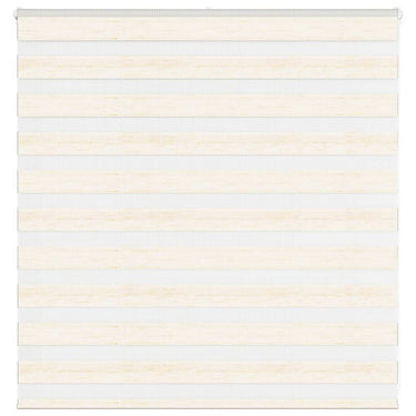 Vidaxl zebra rolgordijn 140x100 cm stofbreedte 135,9 cm marmerbeige