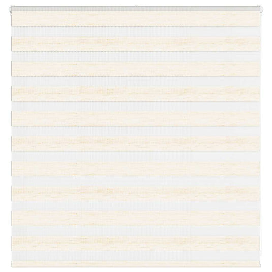 Vidaxl zebra rolgordijn 140x100 cm stofbreedte 135,9 cm marmerbeige