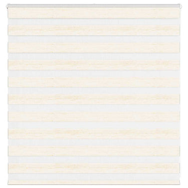 Vidaxl zebra rolgordijn 145x100 cm stofbreedte 140,9 cm marmerbeige