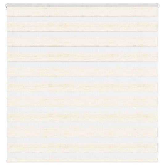 Vidaxl zebra rolgordijn 145x100 cm stofbreedte 140,9 cm marmerbeige