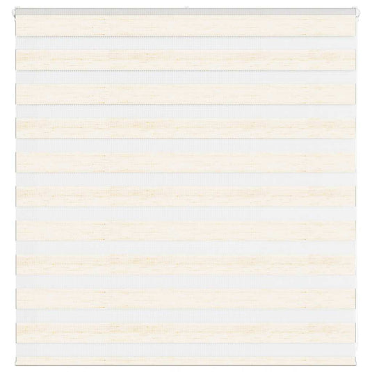 Vidaxl zebra rolgordijn 150x100 cm stofbreedte 145,9 cm marmerbeige