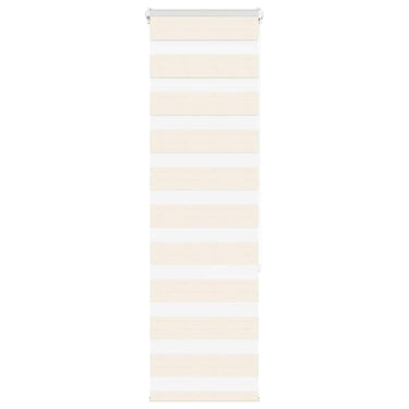 Vidaxl zebra blind 45x150 cm stofbreedte 40,9 cm polyester marmerbeige